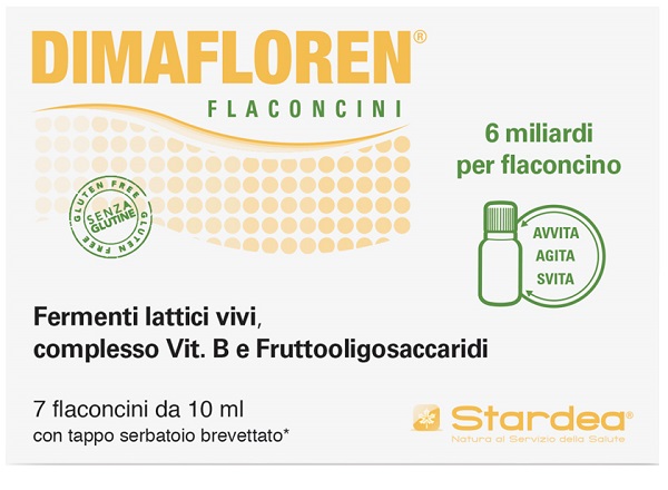 DIMAFLOREN 7 FLACONCINI MONODOSE 10 ML - Farmacia Nuova Dr.ssa Gabriella Catellani