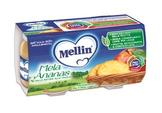 MELLIN OMOGENEIZZATO MELA ANANAS 100 G 2 PEZZI - Farmacia Nuova Dr.ssa Gabriella Catellani