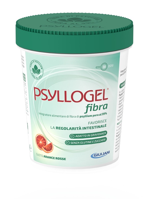 PSYLLOGEL FIBRA ARANCE ROSSE VASO 170 G - Farmacia Nuova Dr.ssa Gabriella Catellani