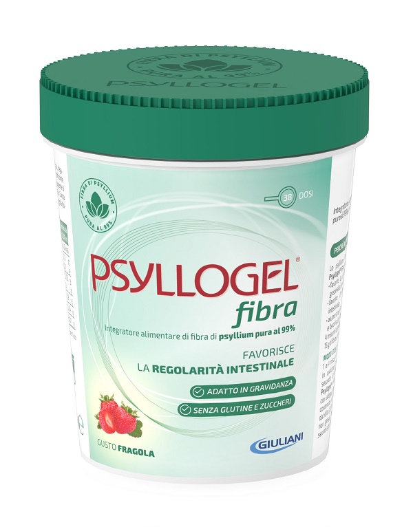 PSYLLOGEL FIBRA FRAGOLA VASO 170 G - Farmacia Nuova Dr.ssa Gabriella Catellani