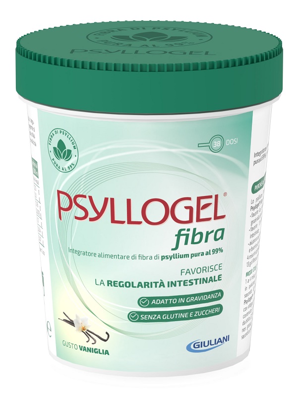 PSYLLOGEL FIBRA VANIGLIA VASO 170 G - Farmacia Nuova Dr.ssa Gabriella Catellani