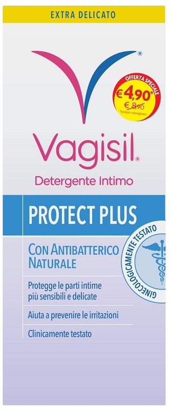 VAGISIL DETERGENTE INTIMO PROTECT PLUS 250 ML - Farmacia Nuova Dr.ssa Gabriella Catellani