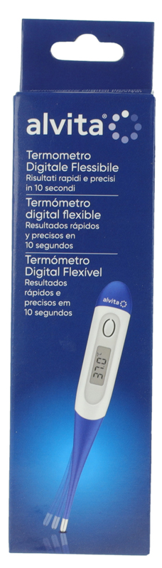TERMOMETRO DIGITALE FLESSIBILE ALVITA - Farmacia Nuova Dr.ssa Gabriella Catellani