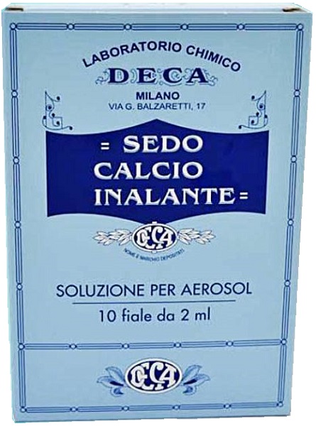 SEDO CALCIO INALANTE SOLUZIONE AEROSOL 10 FIALE 2 ML - Farmacia Nuova Dr.ssa Gabriella Catellani
