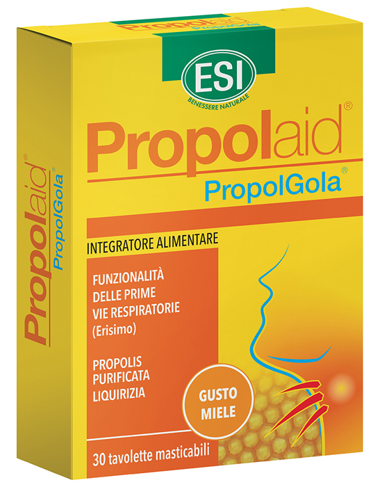 ESI PROPOLAID TAVOLETTE GOLA MIELE 30 TAVOLETTE - Farmacia Nuova Dr.ssa Gabriella Catellani