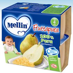 MELLIN FRUTTA PURA PERA 100 G 4 PEZZI - Farmacia Nuova Dr.ssa Gabriella Catellani