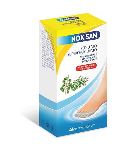 NOK SAN PEDILUVIO SUPEROSSIGENATO 400 G - Farmacia Nuova Dr.ssa Gabriella Catellani