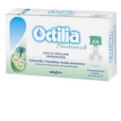 OCTILIA NATURAL GOCCE OCCHI IRRITATI E ARROSSATI 10 FLACONCINI MONODOSE 0,5 ML - Farmacia Nuova Dr.ssa Gabriella Catellani
