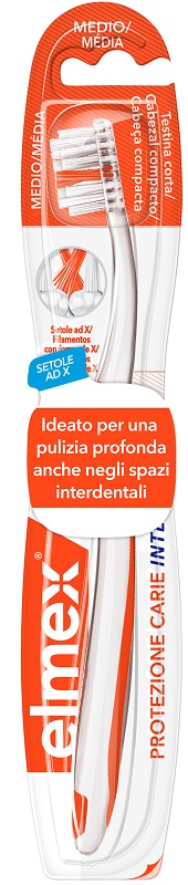 ELMEX INTERX SPAZZOLINO PROTEZIONE CARIE TESTINA CORTA - Farmacia Nuova Dr.ssa Gabriella Catellani