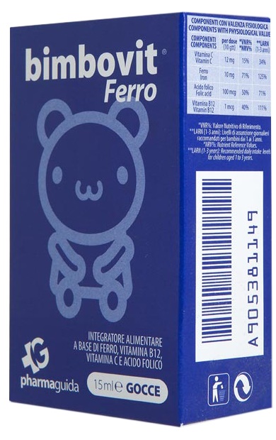 BIMBOVIT FERRO GOCCE 15 ML - Farmacia Nuova Dr.ssa Gabriella Catellani