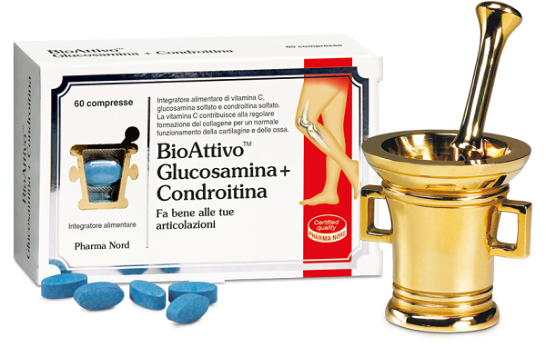 BIOATTIVO GLUCOSAMINA + CONDROITINA 60 COMPRESSE - Farmacia Nuova Dr.ssa Gabriella Catellani