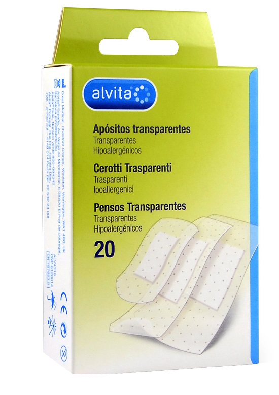 CEROTTO TRASPARENTE 20 PEZZI ALVITA - Farmacia Nuova Dr.ssa Gabriella Catellani