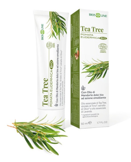 BIOSLINE TEA TREE POMATA EUDERMICA CERT ECOCERT 50 ML - Farmacia Nuova Dr.ssa Gabriella Catellani