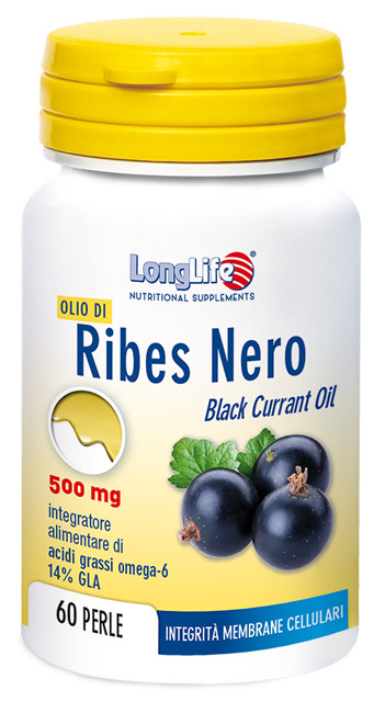 LONGLIFE OLIO RIBES NERO 60 PERLE DI GELATINA - Farmacia Nuova Dr.ssa Gabriella Catellani