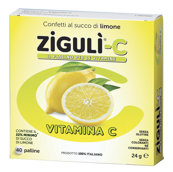 ZIGULI C LIMONE 40 CONFETTI 24 G - Farmacia Nuova Dr.ssa Gabriella Catellani