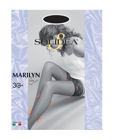 MARILYN 30 SHEER CALZA AUTOREGGENTE NERO 3 - Farmacia Nuova Dr.ssa Gabriella Catellani
