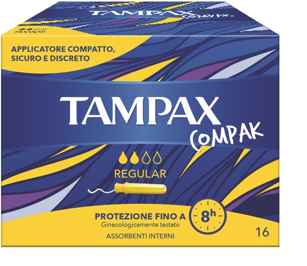 TAMPAX COMPAK REGULAR 16 PEZZI - Farmacia Nuova Dr.ssa Gabriella Catellani
