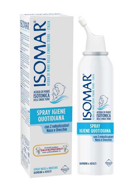 SOLUZIONE ACQUA DI MARE ISOMAR SPRAY IGIENE QUOTIDIANA 100 ML - Farmacia Nuova Dr.ssa Gabriella Catellani