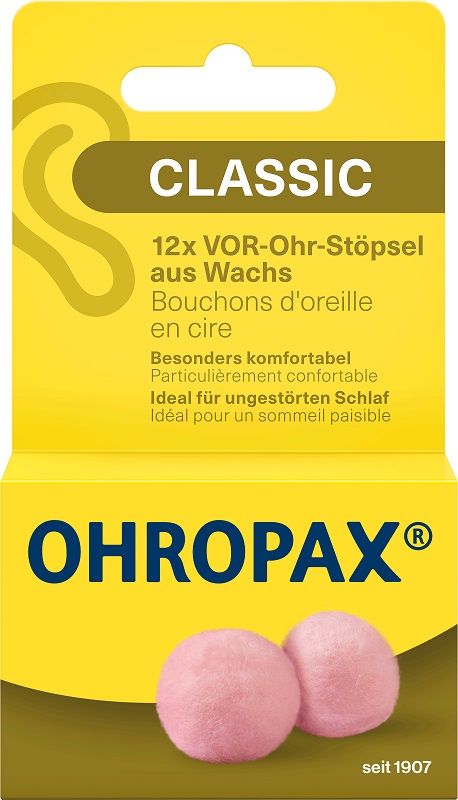 OHROPAX TAPPI AURICOLARI CERA 12 PEZZI - Farmacia Nuova Dr.ssa Gabriella Catellani