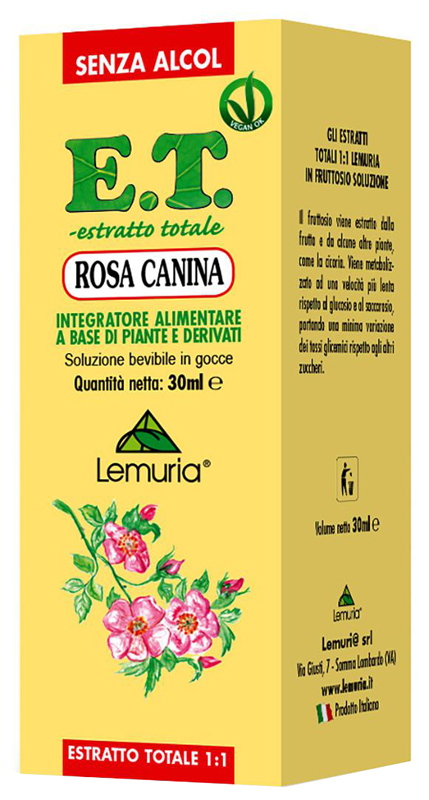 ET ESTRATTO TOTALE ROSA CANINA 30 ML SENZA ALCOL - Farmacia Nuova Dr.ssa Gabriella Catellani