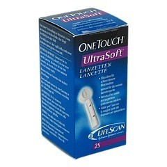 LANCETTE PUNGIDITO ONETOUCH ULTRASOFT 25 PEZZI - Farmacia Nuova Dr.ssa Gabriella Catellani