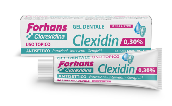 FORHANS CLEXIDIN COLLUTORIO IN GEL ALLA CLOREXIDINA 0,30% 30 - Farmacia Nuova Dr.ssa Gabriella Catellani