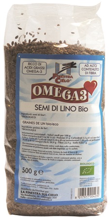 FSC OMEGA3 SEMI DI LINO BIO AD ALTO CONTENUTO DI FIBRA 500 G - Farmacia Nuova Dr.ssa Gabriella Catellani