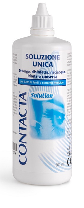 SOLUZIONE UNICA ISOTONICA PER LENTI A CONTATTO CONTACTA DA 360 ML - Farmacia Nuova Dr.ssa Gabriella Catellani