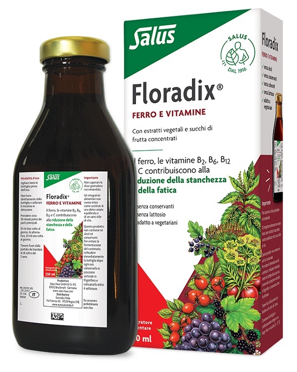 FLORADIX FERRO E VITAMINE 250 ML - Farmacia Nuova Dr.ssa Gabriella Catellani
