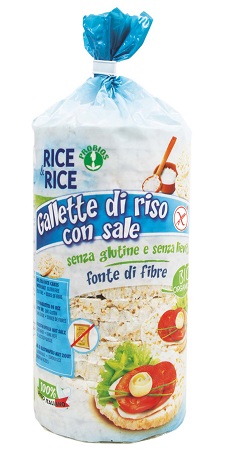 RICE&RICE GALLETTE DI RISO CON SALE SENZA LIEVITO 100 G - Farmacia Nuova Dr.ssa Gabriella Catellani