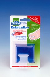 RADDRIZZA ALLUCE IN GEL DI SILICONE BIANCO SEMITRASPARENTE SAGOMATA PER PROTEGGERE E RIALLINEARE L'ALLUCE EVITANDO LO SFREGAMENTO FRA IL PRIMO E IL SECONDO DITO IGIENEPIEDE 1 PEZZO - Farmacia Nuova Dr.ssa Gabriella Catellani