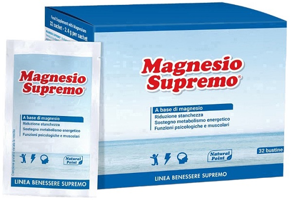 MAGNESIO SUPREMO 32 BUSTINE - Farmacia Nuova Dr.ssa Gabriella Catellani