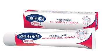 EMOFORM ACTIFLUOR DENTIFRICIO 75 ML - Farmacia Nuova Dr.ssa Gabriella Catellani