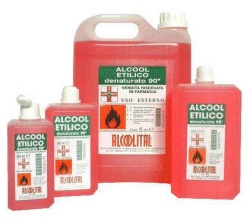 ALCOOL ETILICO DENATURATO 90% 250 ML - Farmacia Nuova Dr.ssa Gabriella Catellani