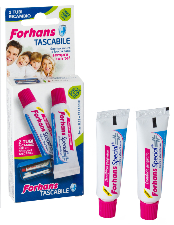 FORHANS SP DENTIF RIC 2TUBI - Farmacia Nuova Dr.ssa Gabriella Catellani