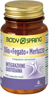 BODY SPRING OLIO MERLUZZO 100 CAPSULE - Farmacia Nuova Dr.ssa Gabriella Catellani