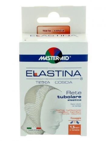 RETE TUBOLARE ELASTICA IPOALLERGENICA MASTER-AID ELASTINA TESTA/COSCIA 1,5 MT IN TENSIONE CALIBRO 6 CM - Farmacia Nuova Dr.ssa Gabriella Catellani