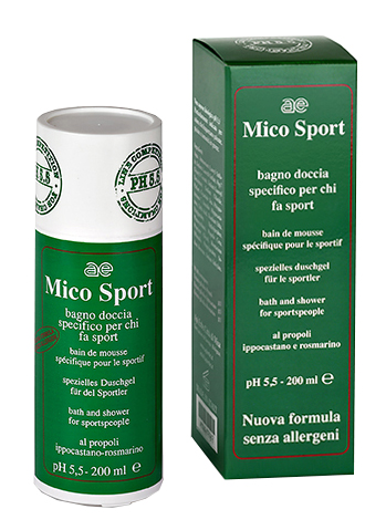 MICO SPORT DOCCIASCHIUMA VEGETALE 200 ML - Farmacia Nuova Dr.ssa Gabriella Catellani