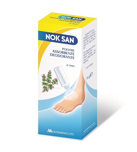 NOK SAN POLVERE ASSORBENTE DEODORANTE 75 G - Farmacia Nuova Dr.ssa Gabriella Catellani