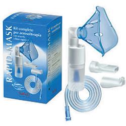 KIT COMPLETO PRONTEX RAPID MASK PER AEROSOLTERAPIA CON AMPOLLA PLASTICA +MASCHERA PER ADULTI +TUBO PRESSIONE +ACCESSORIO NASALE +BOCCHERUOLA - Farmacia Nuova Dr.ssa Gabriella Catellani