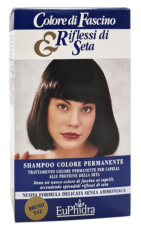EUPHIDRA COLORE DI FASCINO & RIFLESSI DI SETA SHAMPOO COLORE PERMANENTE 42 BRUNO 120 ML - Farmacia Nuova Dr.ssa Gabriella Catellani