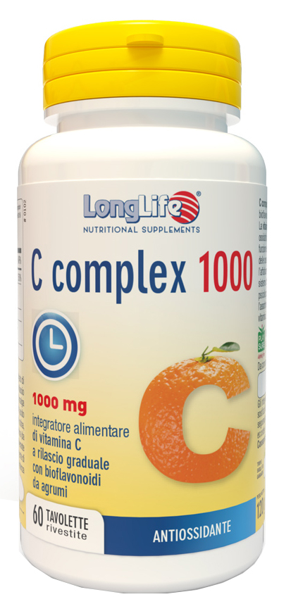 LONGLIFE C COMPLEX 1000 T/R 60 TAVOLETTE - Farmacia Nuova Dr.ssa Gabriella Catellani