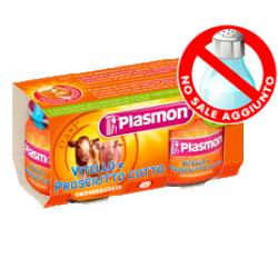 PLASMON OMOGENEIZZATO VITELLO PROSCIUTTO COTTO 80 G X 2 PEZZI - Farmacia Nuova Dr.ssa Gabriella Catellani