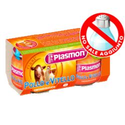 PLASMON OMOGENEIZZATO VITELLO POLLO 80 G X 2 PEZZI - Farmacia Nuova Dr.ssa Gabriella Catellani