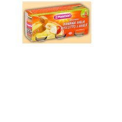 PLASMON OMOGENEIZZATO BANANA/MELA/BISCOTTI/MIELE 120 G X 3 PEZZI - Farmacia Nuova Dr.ssa Gabriella Catellani