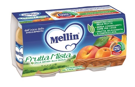 MELLIN OMOGENEIZZATO FRUTTA MISTA 100 G 2 PEZZI - Farmacia Nuova Dr.ssa Gabriella Catellani