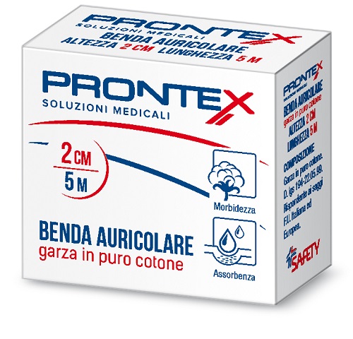 PRONTEX BENDA AURICOLARE 2 CM - Farmacia Nuova Dr.ssa Gabriella Catellani
