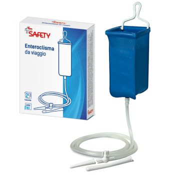 ENTEROCLISMA DA VIAGGIO KLISTER IN GOMMA CON CANNULA ANALE EVAGINALE 2 LITRI - Farmacia Nuova Dr.ssa Gabriella Catellani