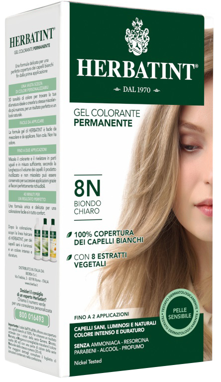 HERBATINT 8N BIONDO CHIARO 150 ML - Farmacia Nuova Dr.ssa Gabriella Catellani