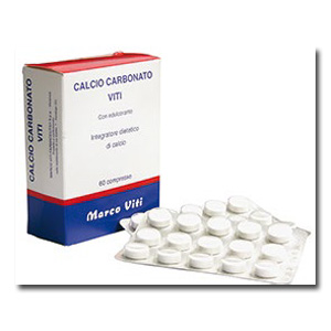 CALCIO CARBONATO VITI 60 COMPRESSE - Farmacia Nuova Dr.ssa Gabriella Catellani